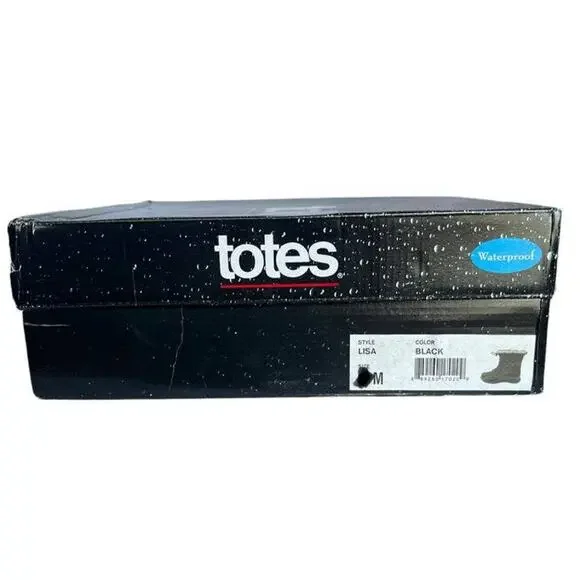 💎✨SALE✨💎New with TAG TOTES LISA Black Women's BOOTS - Picture 7 of 7